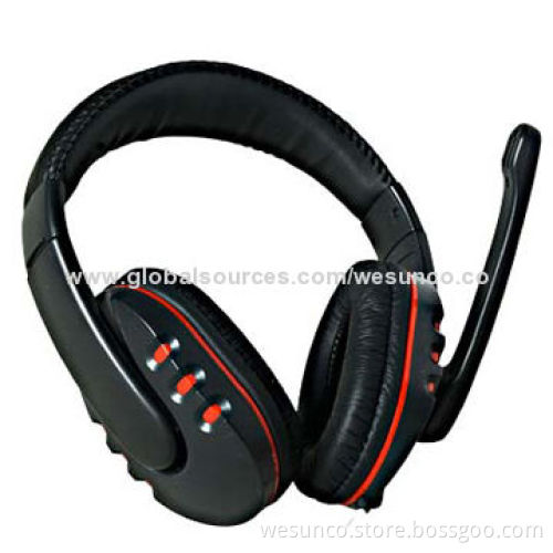 PC headphone with Mic, comfortable model with high quality